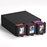 Trading Card Storage Box, 3-Row Slide-Pull Card...