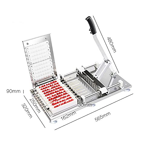 Brochette de viande sans effort avec la machine manuelle en acier inoxydable - 3