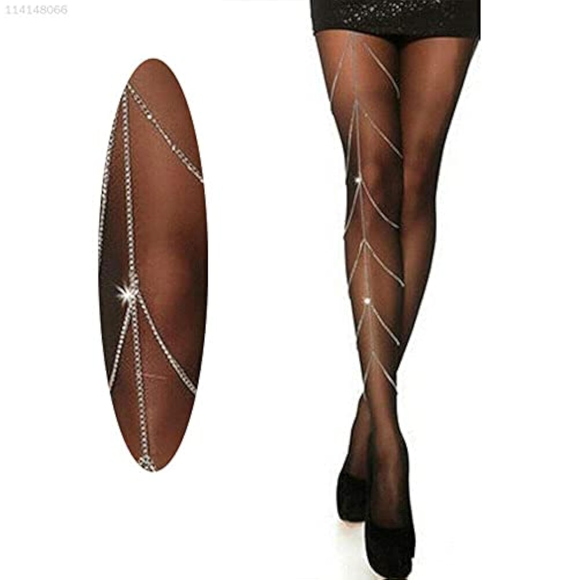 Imported Silver Body Chain Leg Chain Necklace for Women