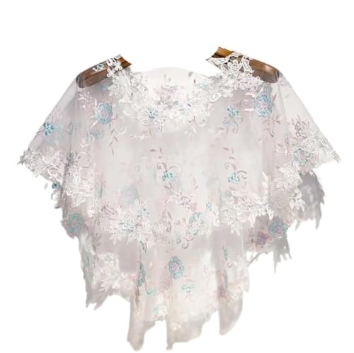 Cape châle en dentelle anti-UV pour mariage et soirées d'été