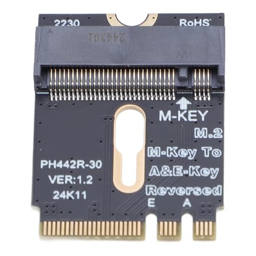 M.2 NVME SSD Convert Adapter, Upgraded M.2 A and E WiFi Port PCIe 4.0 M Key NVME SSD Convert Card Replacement Kit