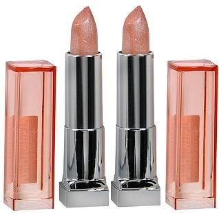 MAYBELLINE Color Sensational Lipstick #735 CHAMPAGNE SHIMMER (PACK OF 2 Tubes)