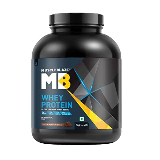 MuscleBlaze Whey Protein, 2 kg, Rich Milk Chocolate