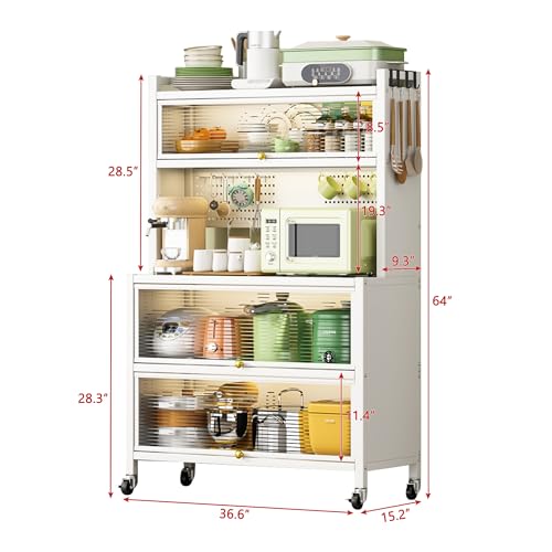 Garde-manger de cuisine à roulettes pour salon et repas