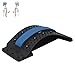 Price comparison product image Magic Back Stretcher Lumbar Support,3 Adjustable Settings for Back Pain Relief, Lumbar Support Relaxation Muscle Board Back Posture Massage Tool (Style 1, Blue)