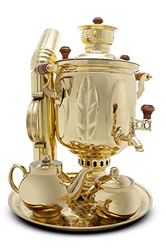 Amazon｜石炭、チャコール、薪にサモワール、5リットルの「ゴールデン