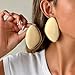 Statement Earrings for Women Chunky Gold Earring Hypoallergenic Big Geometri Drop Earrings Punk Drop Dangle Earring Fashion Summer Earring for Women 2025 (Chunk)