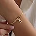 Decholly Initial Bracelets for Women Teen Girl Gifts - Love Knot Initial A Bracelet for 5 6 7 8 9 10 Year Old Girl Gift Dainty Infinity Bracelets for Women Friend Bridesmaid Proposal Gifts