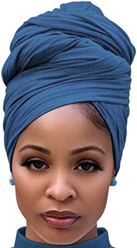 Harewom Head Wraps for Black Women Stretch Head Scarf Long Africa...