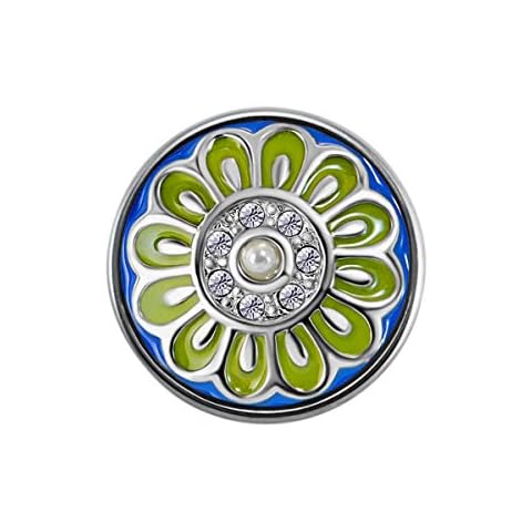 Bouton Pression Quiges 18mm Argenté Cover