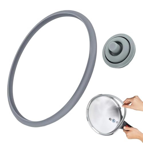 Joint de remplacement pour autocuiseur – joint en caoutchouc 22cm + joint de signal de cuisson – compatible avec divers autocuiseurs, matériau durable, bonne étanchéité，joint cocotte minute