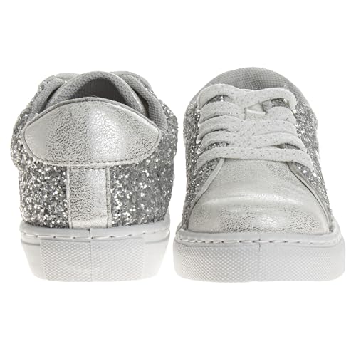 Kensie Girl Sneakers Lace Up Non Slip - Fashion Casual Canva Low Top Shoes thumb #2