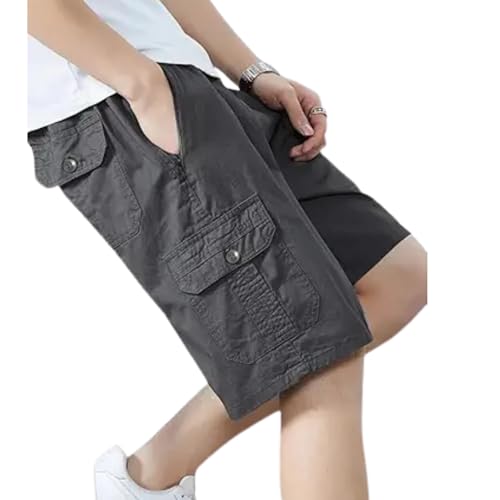 Image of Amazon Brand - INKAST Men Casual Cotton Shorts with Multiple Pockets Comfortable Breathable Fabric Stylish & Durable Design