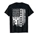 Cheer Granddad American Flag Cheerleading Cheerleader T-Shirt