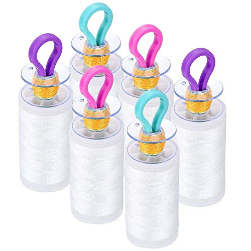 20 stuks Spoel Vaste clip-onderdraad, Onderdraadhouders Spoelhouder, Bobbin Holders Clips Clamps,Siliconen Spoel Houder Klem Clips,Naaigereedschap Machine Accessoires voor Naaimachine,Gemengde Kleur