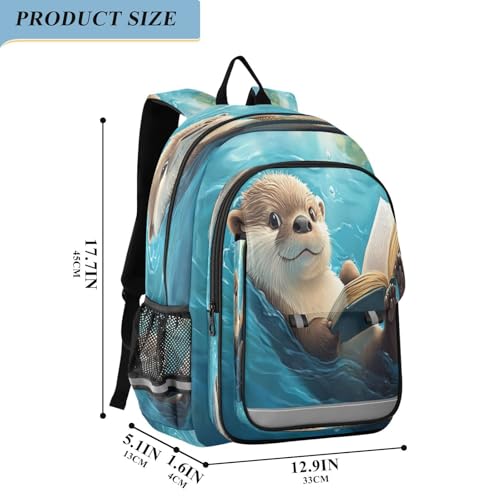 Sac à dos ordinateur portable enfants loutre protège des chocs