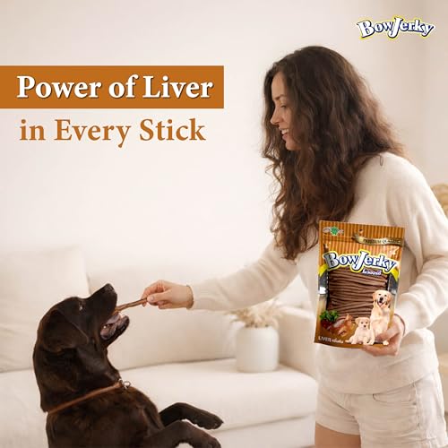 Image of Liver Dog Treats Combo Pack | High Protein Stick Shape Dog Snacks for Training & Reward | Healthy Liver Treats for Puppies & Adult Dogs 800g x 2