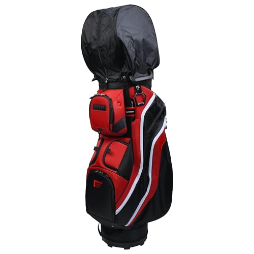 Founders Club 4th Generation Tour Series Club Lock Organizer Golf Cart Bag for Men with 14 Way Anti Rattle Divider Top- Free Snap On Rain Hood-Full Length Dividers - Image 6