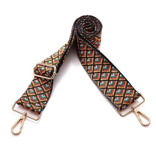 Image of Canvas Crossbody Strap for Handbags - Wide Adjustable Shoulder Strap Replacement