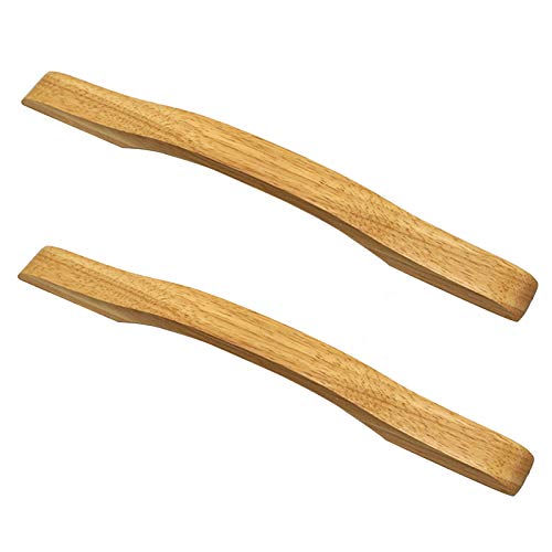 2 Piezas Cocina Tiradores de Muebles de Madera Cajón De Armario Manillas Tiradores para Puerta Tirador de Armario para Cajones de Habitación Cocina Baño,Con Tornillos(Hole distance:224mm) Cover
