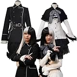 [メナズノロ] 仮面ライダーガヴ シータ・ストマック ジープ・ストマック コスプレ衣装 全セット ウィッグ追加可 仮面ライダー グッズ スカート/靴下/コート/ネクタイ/ズボン 制服 仮装 変装 人気 特撮ドラマの扮装 周辺 誕生日プレゼント (ジープ衣装,女性-L)