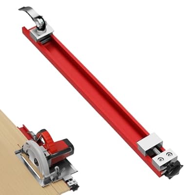 Circular Saw Guide Rail, Precision Aluminum Alloy Adjustable Guide Double-locking design Cutting...