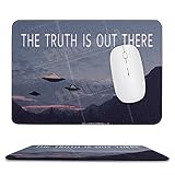 The X Files The Truth is Out There Poster Mouse Pad Ergonomic Mousepad Non-Slip Water-Resistant Rubber Cloth Computer Gaming Mouse Mat for Work Game Office Home 7.9'x9.8'