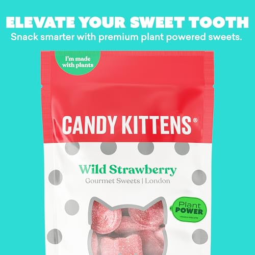 CANDY KITTENS Wild Strawberry Sweets, 140 GR miniatura 2
