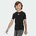 adidas Boys' Moisture Wicking Techfit Compression Shirt Short Sleeve