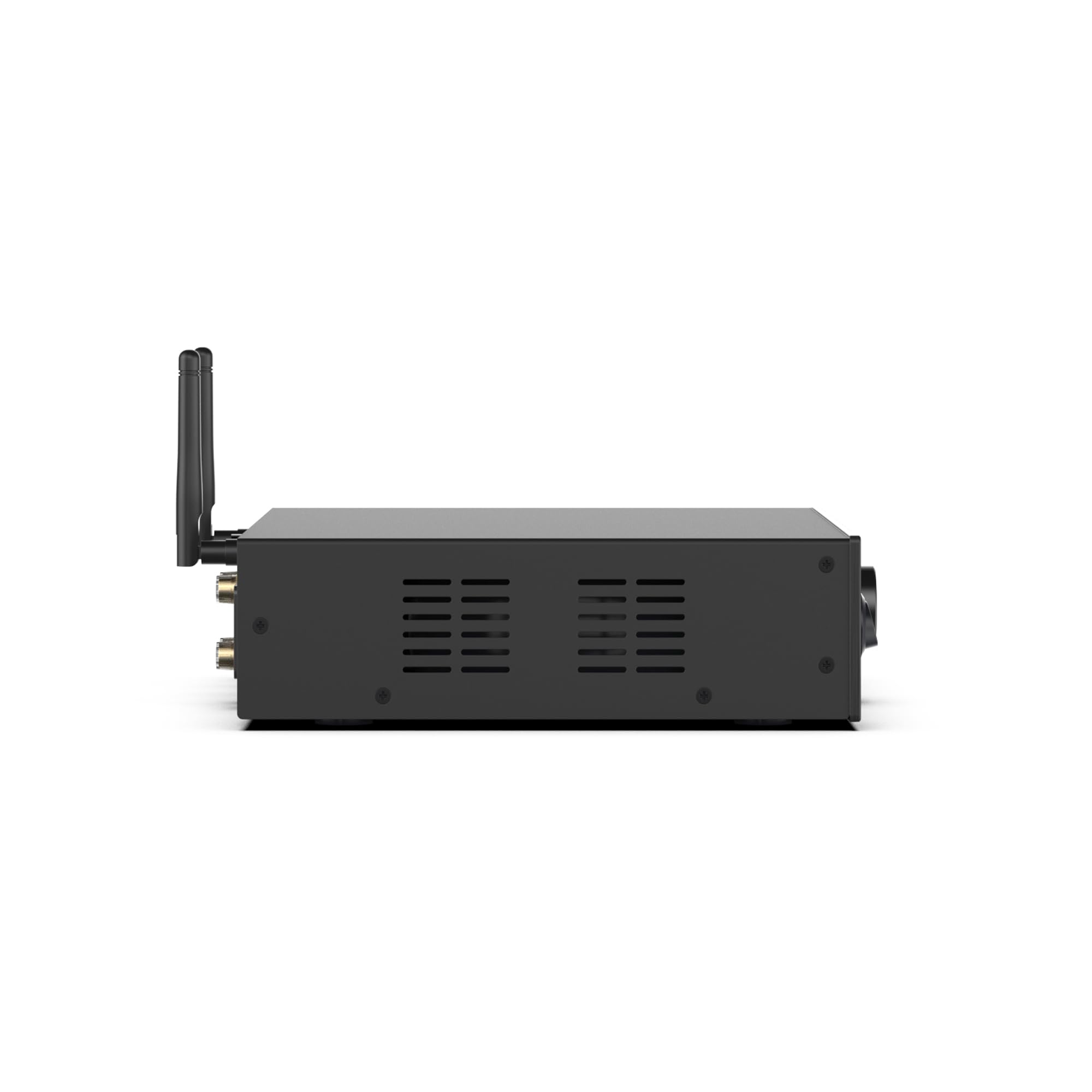 Amplificatore HiFi digitale wireless Arylic A100 con radio FM, ricevitore audio WiFi e Bluetooth da 100 W × 2, compatibile con AirPlay, Spotify Connect, ideale per KTV, home theater e trasmissioni.