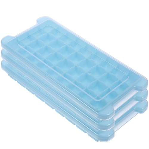 Bandejas para Cubitos de Hielo de Silicona Azul Cielo 3 Piezas miniatura 1