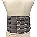 Z&X Boucle Multicouche de Ceinture Medieval Homme - Boucle de Ceinture à Double Couche rétro - Boucle de Ceinture à Quatre Couches rétro à la Main,Marron