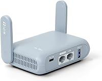 GL.iNet Beryl AX GL-MT3000 WiFi 6 Travel Router: Portable 2.5G VPN Pocket Router for Secure Travel, RV, Cruise, Plane WiFi