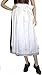 German Wear Lange Dirndl Grembiule Costume Grembiule Grembiule Lungo Dirndl Dirndel Bianco Bianco 38