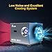[Netflix-Licensed & AI Electric Focus]XNANO 4K Support Projector with WiFi6 and Bluetooth 5.0,Full HD 1080P Home Theater Projector,with Smart Voice Assistant,Projector 4D/4P Keystone Correction