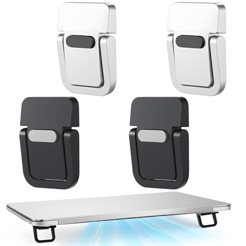Skrfren 4pcs Portable Keyboard Riser, Mini Foldable Laptop...