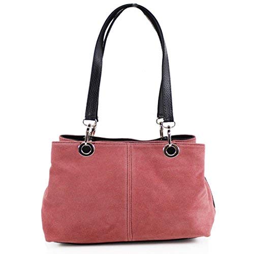 Clicktostyle Damen Frauen Dreiteilige Taschen Wildleder Schultertasche Mädchen Seitentaschen Cover