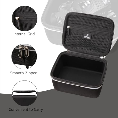 Tourmate Hard Storage Case for DanForce Headlamp - Travel Case for USB Rechargeable LED Head Lamp (Black) by Tourmate - Image 2