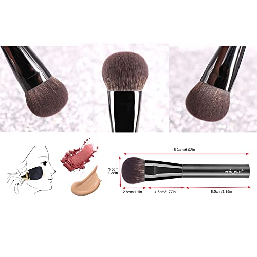 Vela.yue Face Cheek Finish Contour Brush Foundation Blush Bronzer Smooth Blending Makeup Brush #TOP7