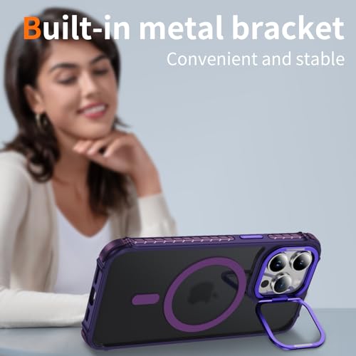 Coque iPhone 15 Pro compatible MagSafe avec objectif intégré en verre renforcé