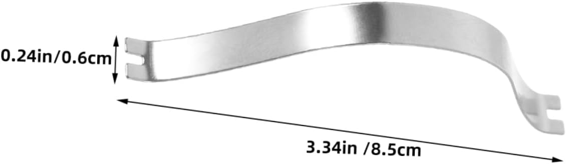 Unomor 500pcs Aluminum Alloy Spring Clips for Picture Frames Backing Clips for Photos and Artwork Reliable and Easy to Install Picture Hanging Hardware