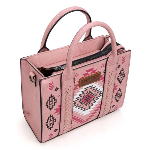 Image of Wrangler Tote Bag for Women Western Purse and Aztec Satchel Handbag