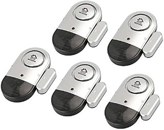 Door Window Alarm, WOHOME Wireless Burglar Alarm Home Security Magnetic Sensor with Loud