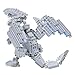 nanoblock - Yu-Gi-Oh! Duel Monsters - Blue-Eyes White Dragon, Character Collection Series Building Kit