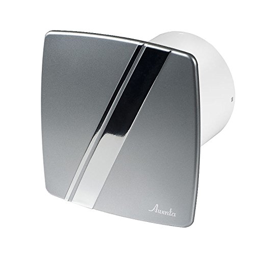 Silent, Ventilador extractor de 100u00a0mm con sensor de humedad y válvula de no retorno, bajo consumo de energía KWS100HZ 4.40 wattsW, 230.00 voltsV