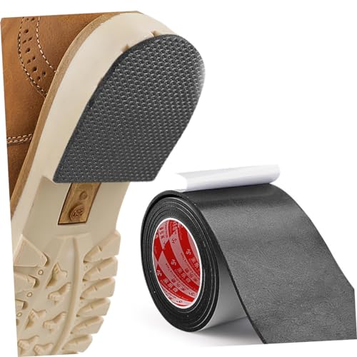 Healeved Anti-Slip Shoe Sole Protectors Self-Adhesive Noise Reduction Pads for High Heels Flats Sneakers Durable Non-Skid Shoe Traction Stickers