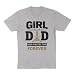 Girl Dad Her Protector Forever Father's Day Shirt Unisex Small Grey