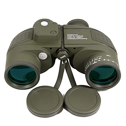 Prismáticos para adultos, 10 x 50 pulgadas, compactos, HD, con correa para el cuello, para observación de aves, senderismo, conciertos, turismo, observación de estrellas, para adultos, caza al aire
