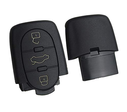 Phonillico Sleutelbehuizing voor Audi A1 A2 A3 A4 A5 A6 A8 Q7 S3 S4 TT – Sleutelbehuizing met 3 toetsen - Afbeelding 5
