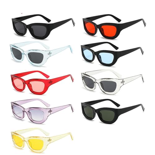 Trendy Cute Cat Eye Women Sunglasses Luxury Fashion Men Outdoor Drive Travel Shades Eyewear Uv4002